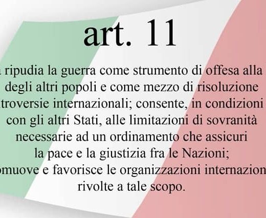 L’Italia vieti l’utilizzo delle basi Nato e dello spazio aereo a USA e Israele
