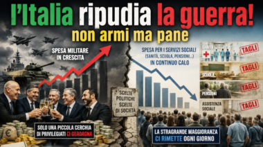 Armi o pane? Per un’Italia che ripudia la guerra – Petizione (ex Art. 50 della Costituzione) al Parlamento
